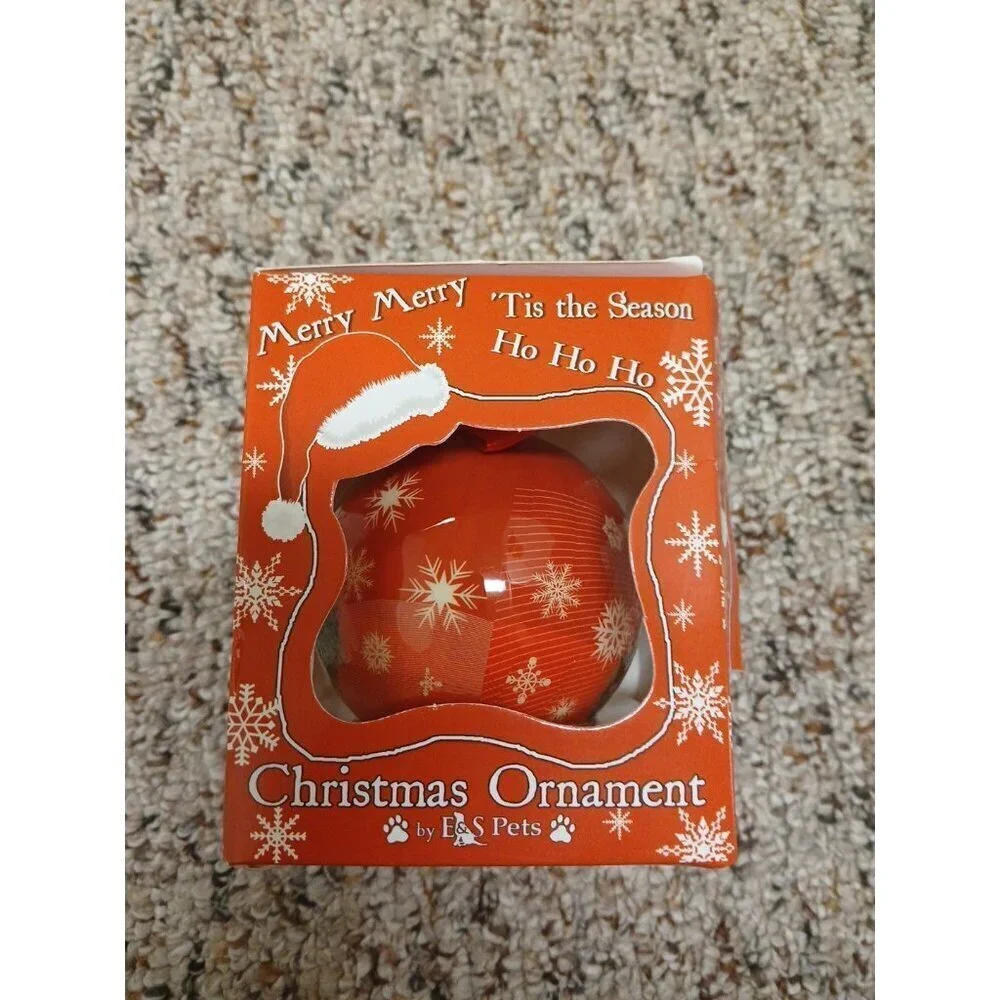 ES Pets Dog Christmas Ornament Unbreakable Ball New Yorkie‎